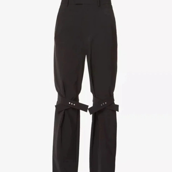BOTTEGA VENETA Strap-detail straight-leg pant Size UK 56- US XXL Trousers UNISEX - Picture 8 of 11